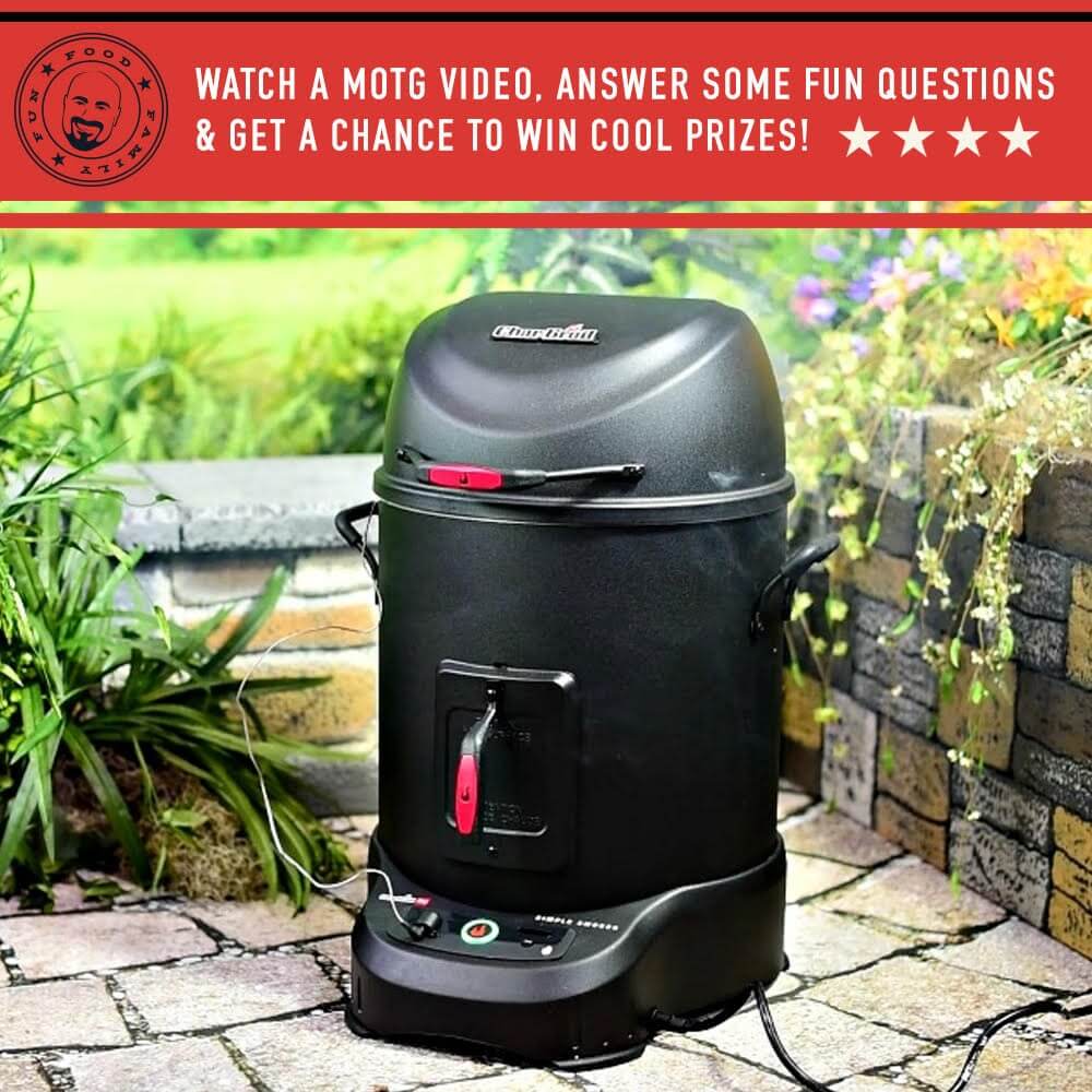 The Char-Broil® Simple Smoker with SmartChef® Technology 