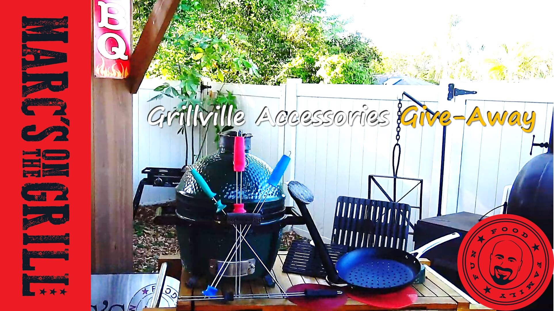 Participate in the challenge to win a chance for a full set of Grilling Accessories from Grillville