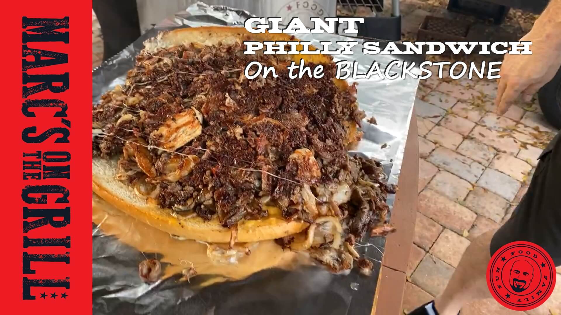 Giant Philly Sandwich on the Blackstone