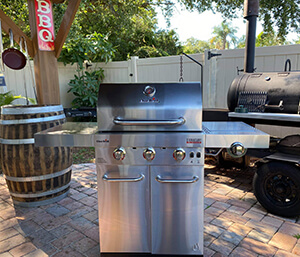 Blackstone GRIDDLE CHARCOAL GRILL COMBO